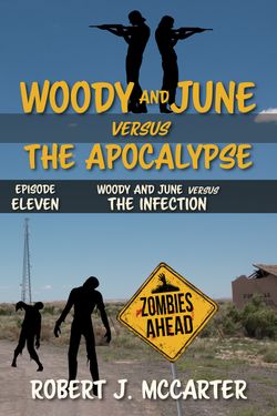 Book cover for Woody and June versus the Infection