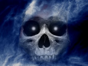 Free-Skull-Shower-Halloween-Wallpaper